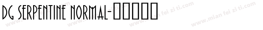 DG Serpentine Normal字体转换